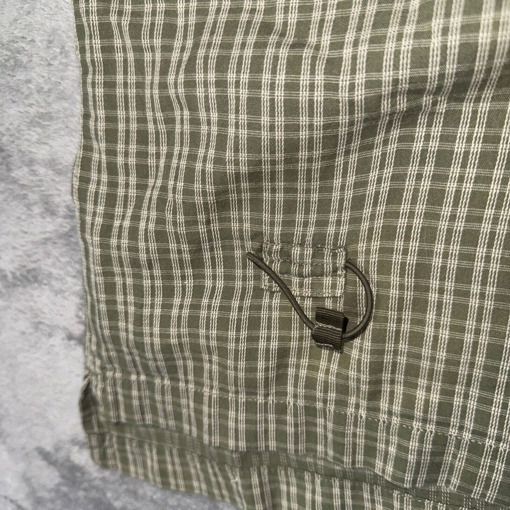 Woolrich Shirt Mens XL Green Plaid Vented Short Sleeve Fishing Hiking Camping - Picture 6 of 9